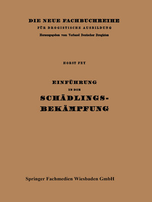 cover image of Einführung in die Schädlingsbekämpfung
